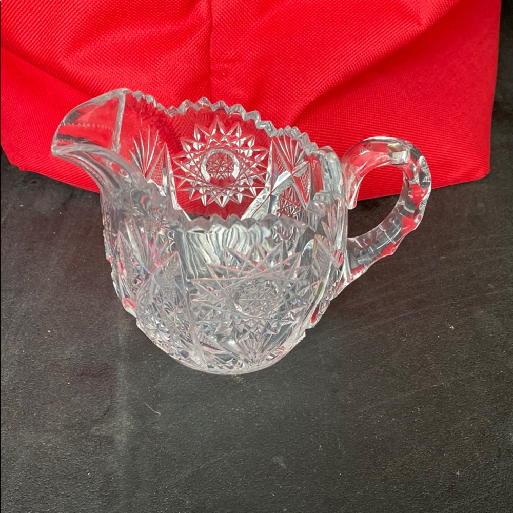 Crystal Clear Glass creamer